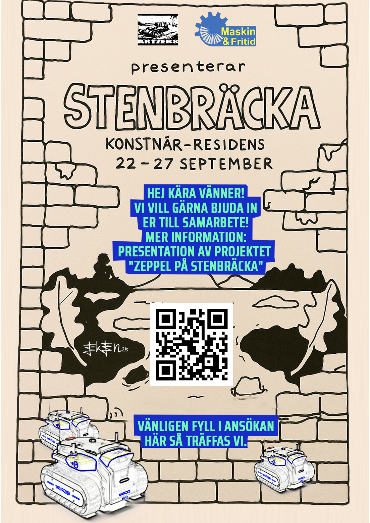 zepell på stenbräka poster